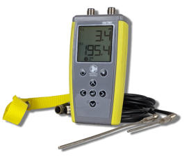 SQI-TM1 - PT100 Temperature meter - with accessories