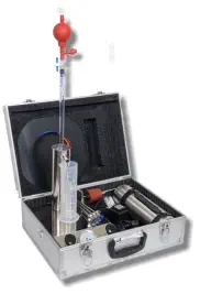 SQ1P - steam quality testing kit in aluminium case opened box