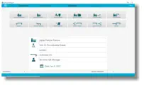 screenshot of the SQI WIndows TM software application