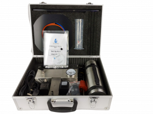 SQ1T - steam quality test kit in aluminum case opened